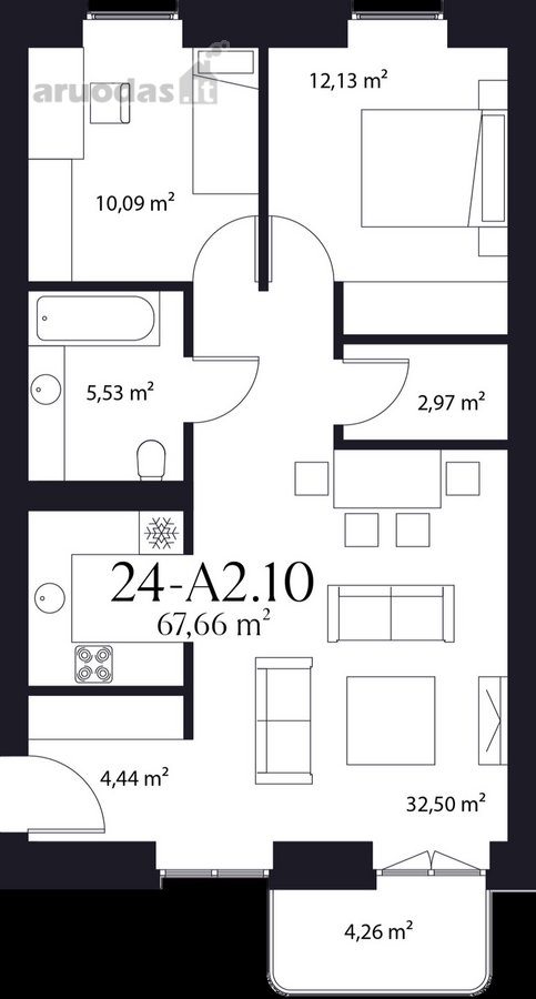 „Trinyčių rezidencija“ - modernus 5 ha - nuotraukos Nr. 18