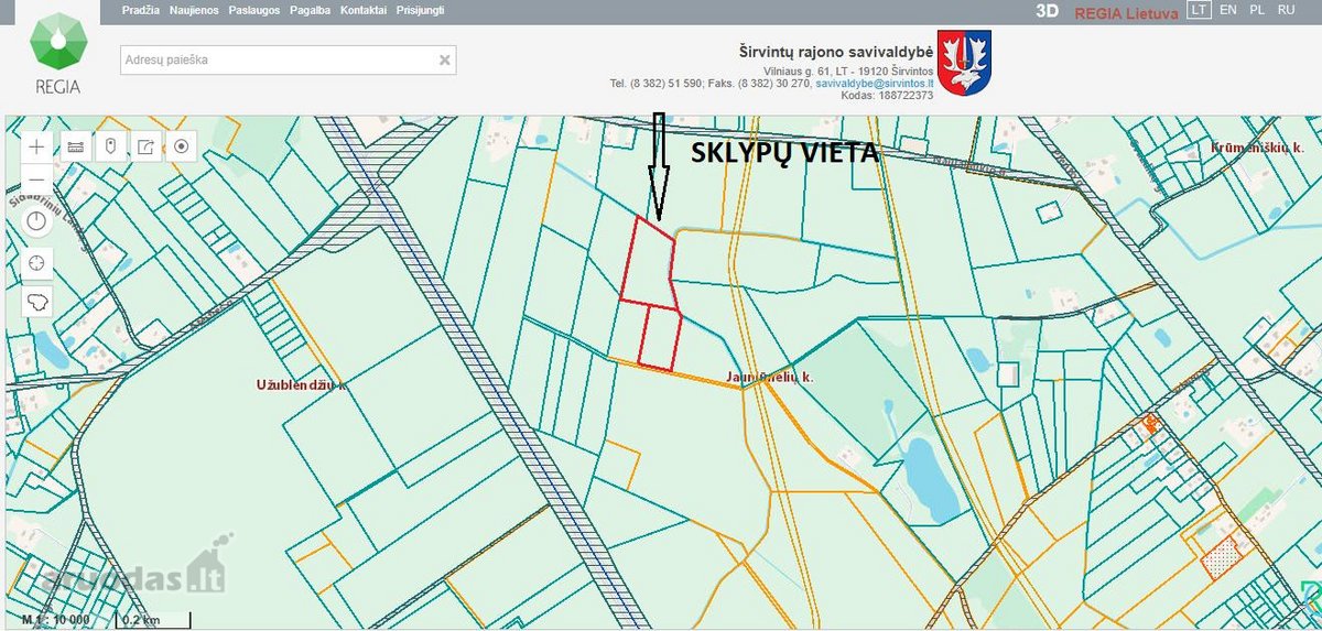 Parduodami 2 Žemės Ūkio Sklypai Širvintų - nuotraukos Nr. 6