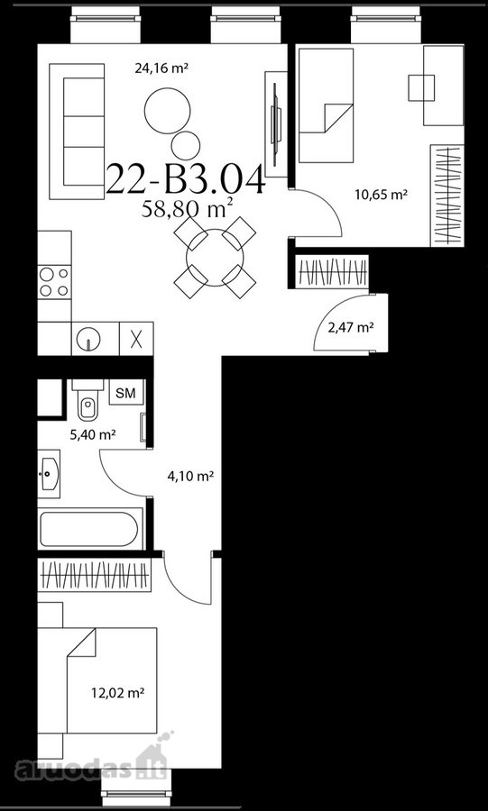 „Trinyčių rezidencija“ - modernus 5 ha - nuotraukos Nr. 18