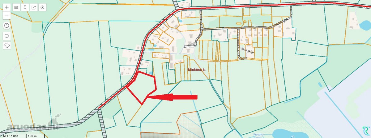 Parduodamas 1,56 ha žemės ūkio paskirties - nuotraukos Nr. 3