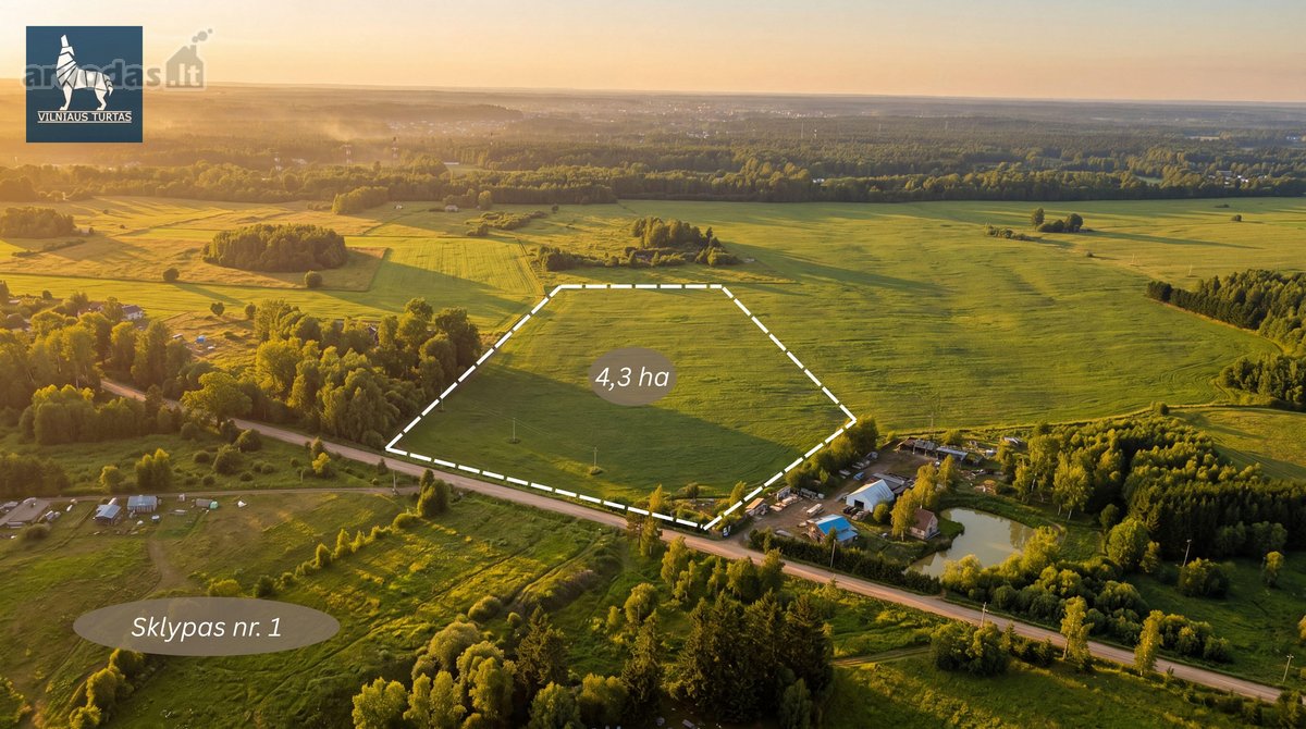 Parduodami Du Žemės Ūkio Paskirties Sklypai