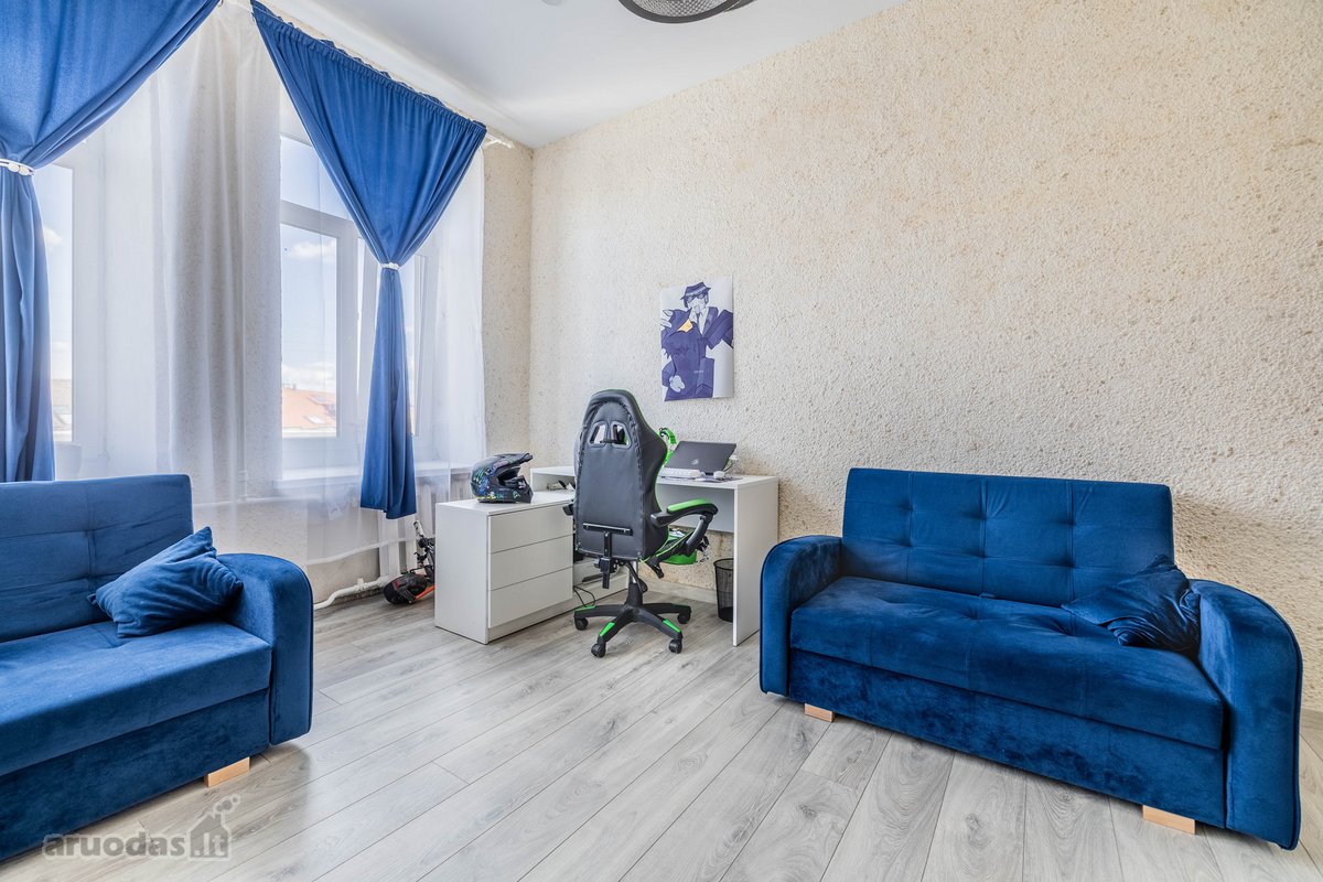 2 Kambarių Butas Su Aukštomis Lubomis Bei