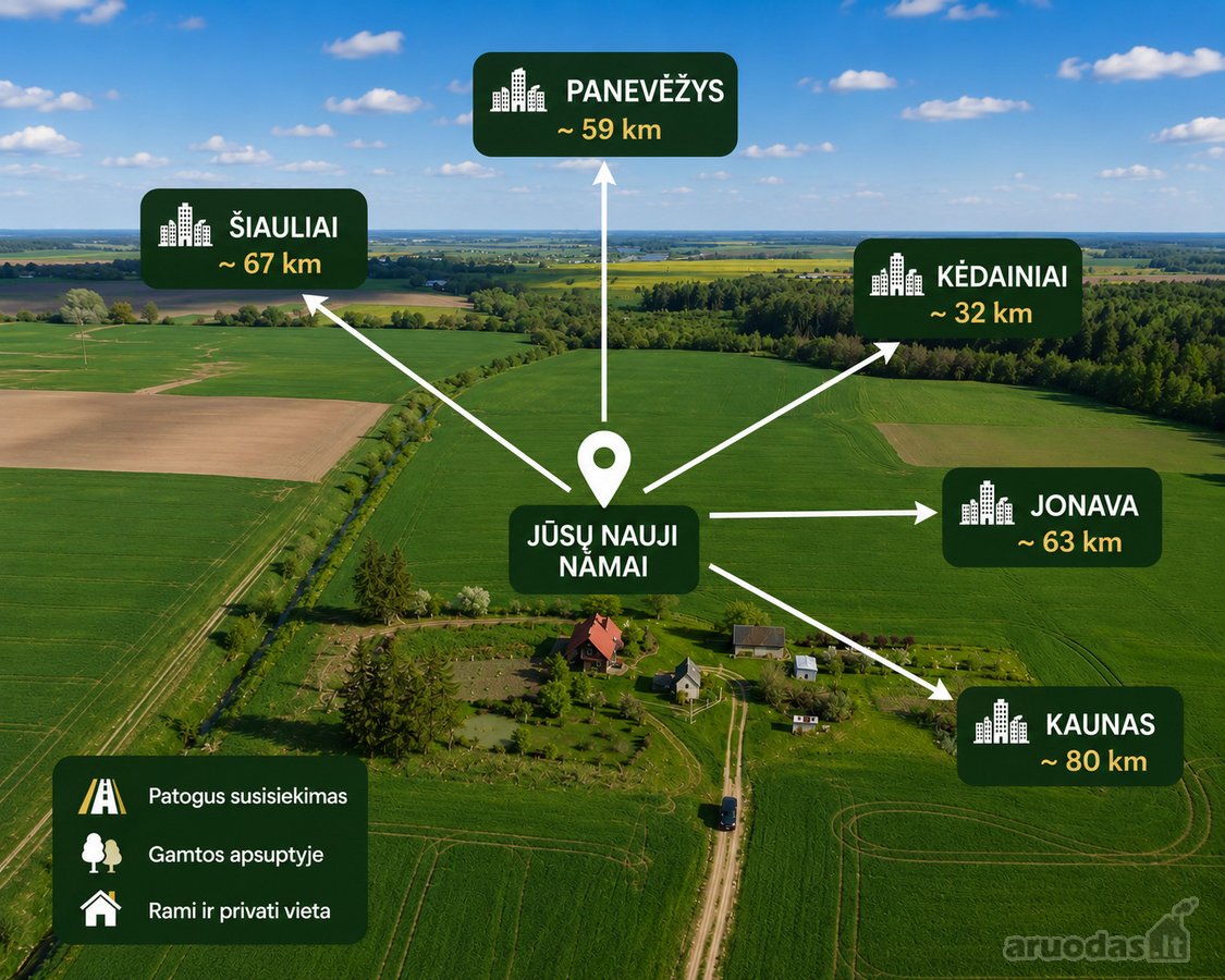Parduodama Sodyba Gamtos Apsuptyje - nuotraukos Nr. 2