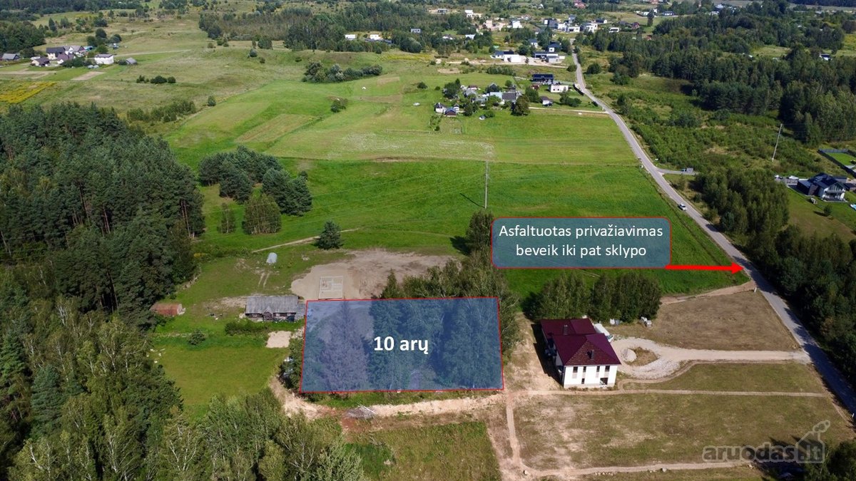 Parduodamas sklypas – Knygnešių g. 85,