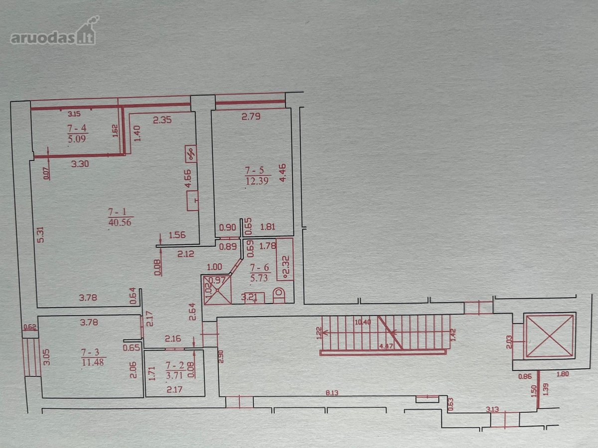 -Parduodamas kokybiškai įrengtas 3 kambarių - nuotraukos Nr. 17