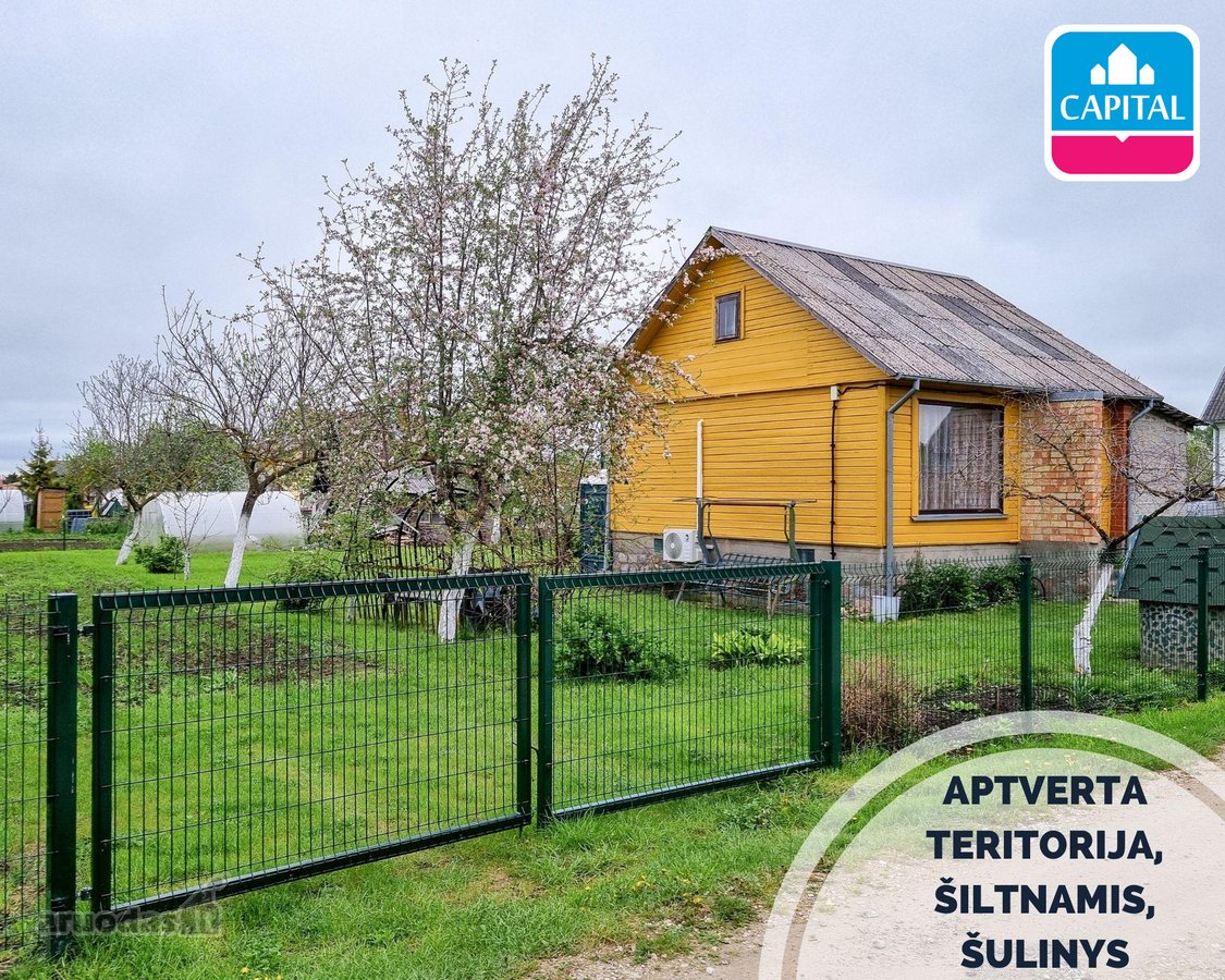 Parduodamas tvarkingas sodo namas su 6,20 arų