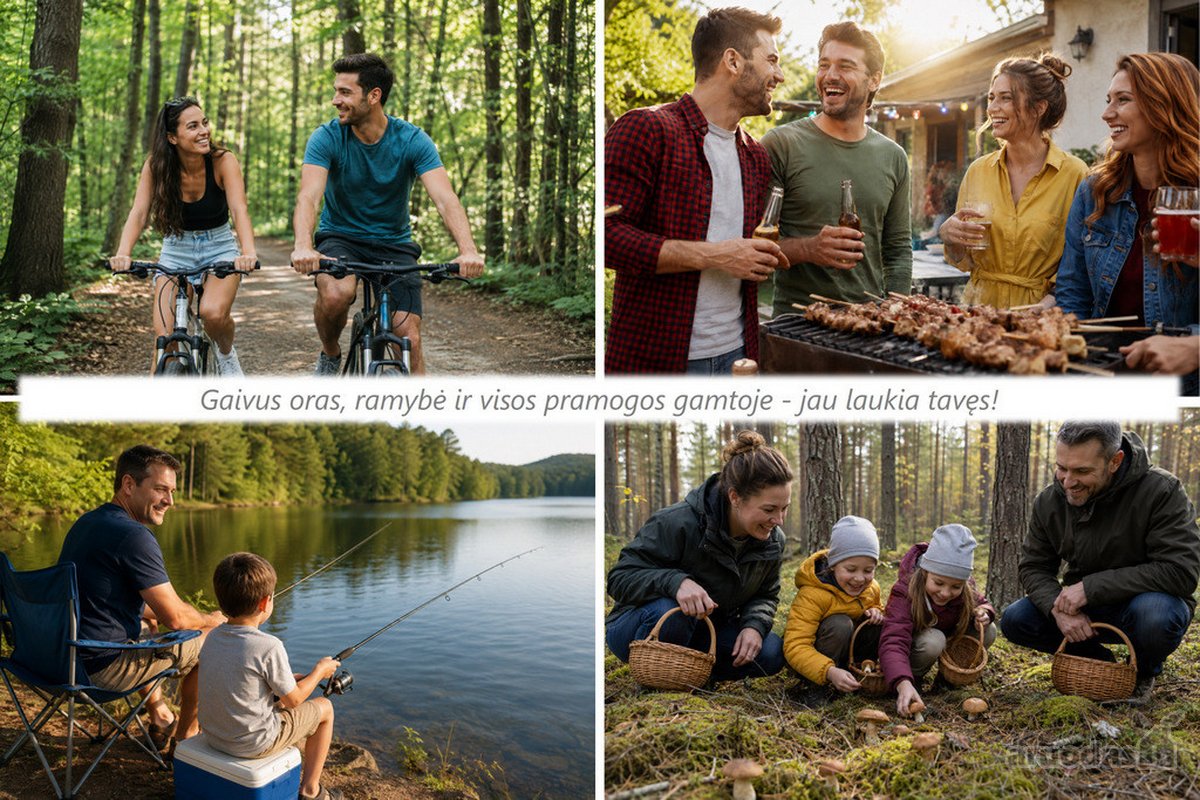 Gaivus oras, ramybė ir visos pramogos gamtoje - nuotraukos Nr. 22