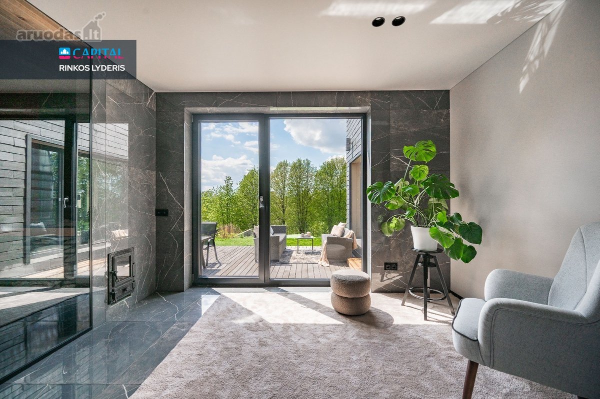 Modernus 4-5 Kambarių Namas Šalia Gineitiškių