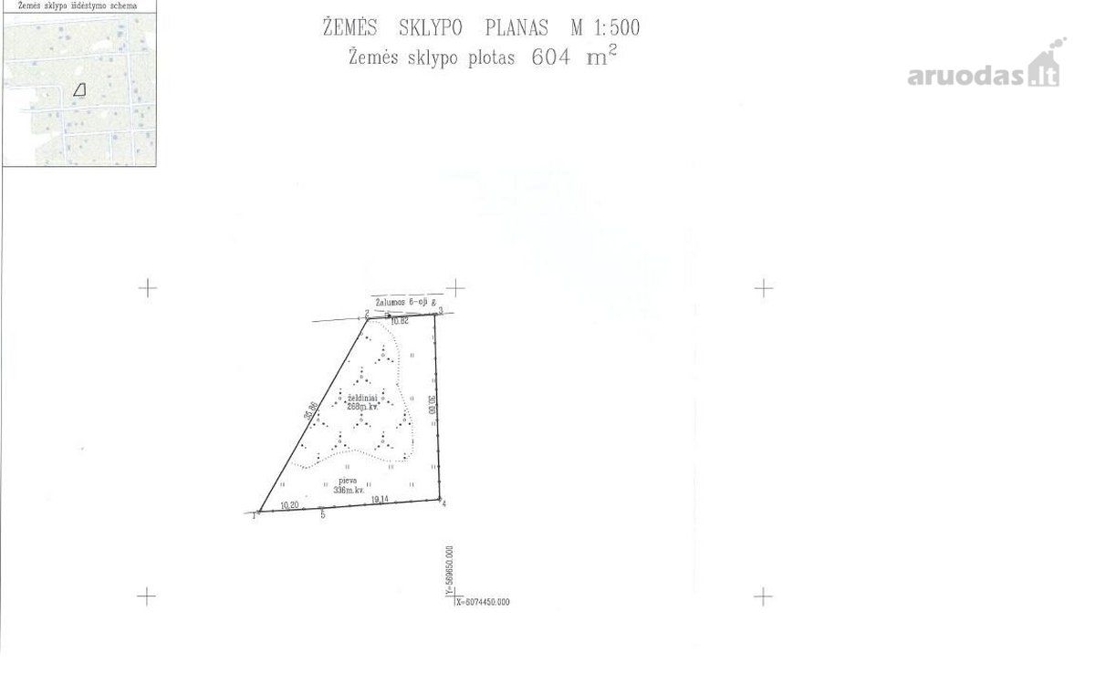 Be tarpininkų parduodamas 6a sklypas SB Žaluma.  - nuotraukos Nr. 3