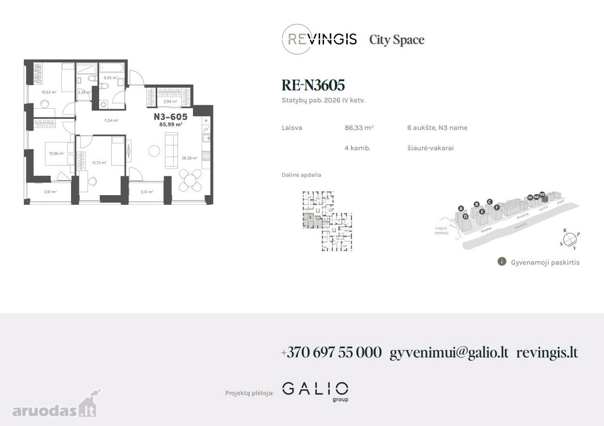 Revingio kvartalas įsikūręs kaimynystėje su - nuotraukos Nr. 2