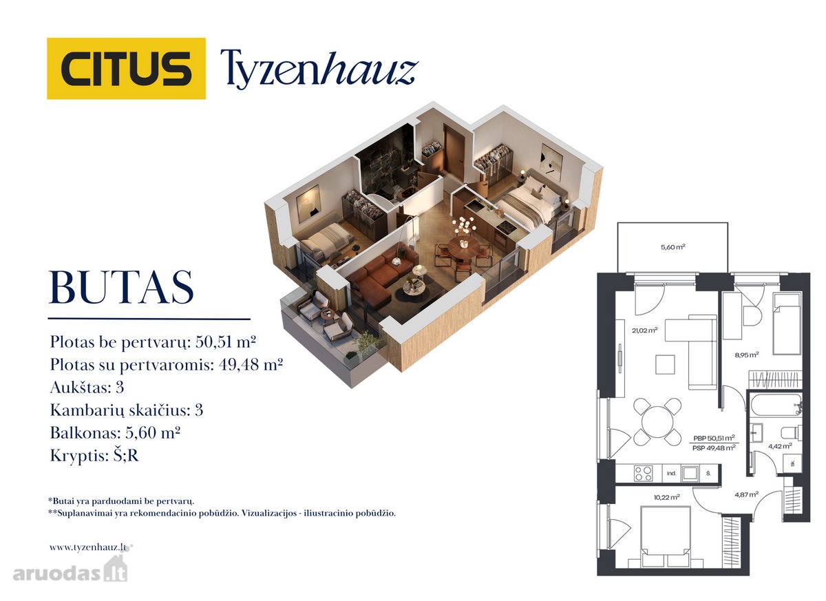 Citus Tyzenhauz – modernus projektas, - nuotraukos Nr. 2