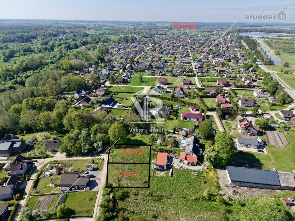 Parduodami du namų valdos sklypai Kulių kaime - nuotraukos Nr. 2