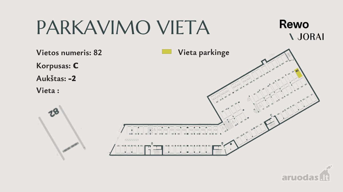 Parduodama Parkavimo Vieta Bajoruose – - nuotraukos Nr. 2