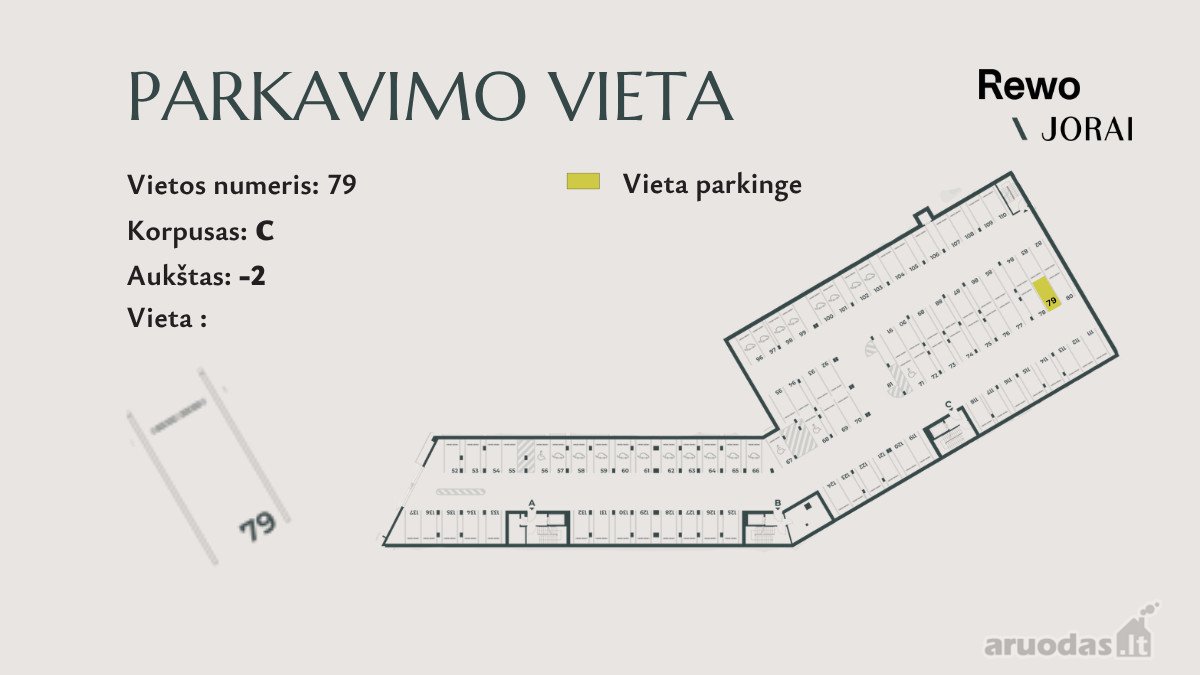 Parduodama Parkavimo Vieta Su Užraktu - nuotraukos Nr. 2
