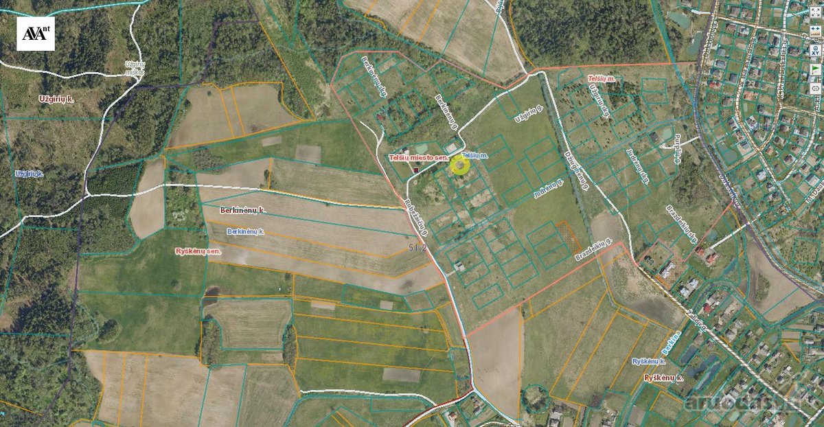 Parduodamas žemės sklypas Telšiuose, su - nuotraukos Nr. 2