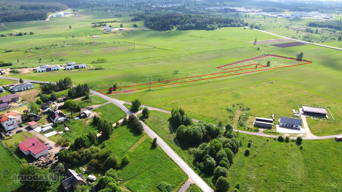Parduodamas 1,3900 ha žemės ūkio paskirties