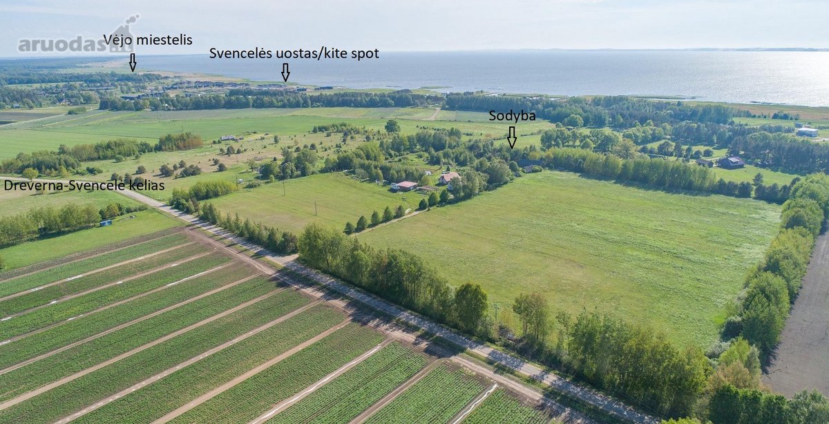 Parduodama erdvi sodyba Svencelėje. Sodybos