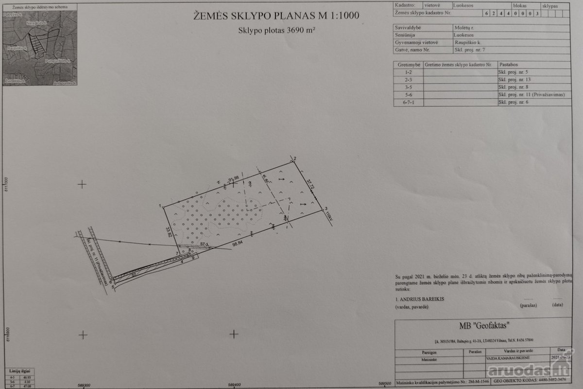 Parduodamas 36,9 arų (rekreacinės paskirties) - nuotraukos Nr. 2