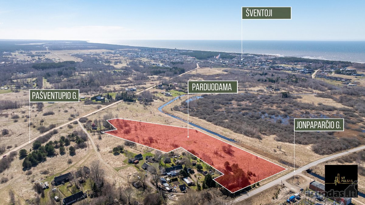 2,5 Ha Laisvės Šalia Upės Ir Jūros –