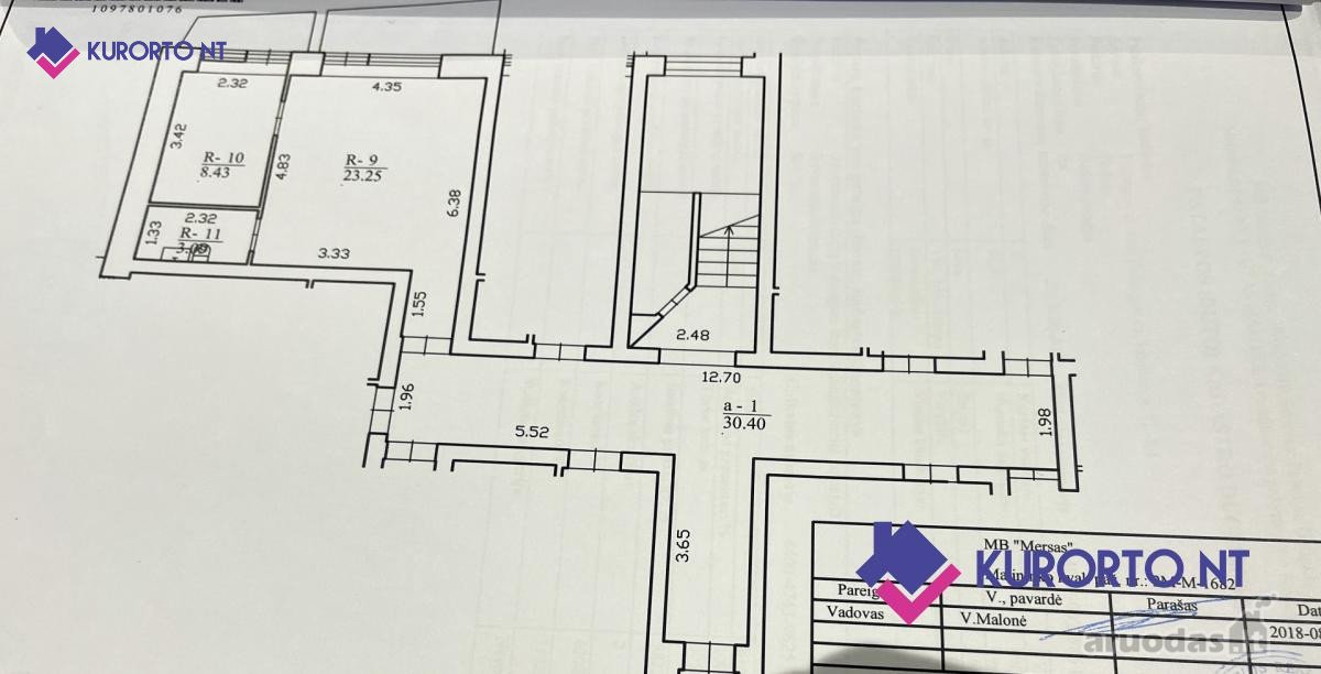 2 kamb. apartamentai Malūno g., Palangoje - nuotraukos Nr. 23