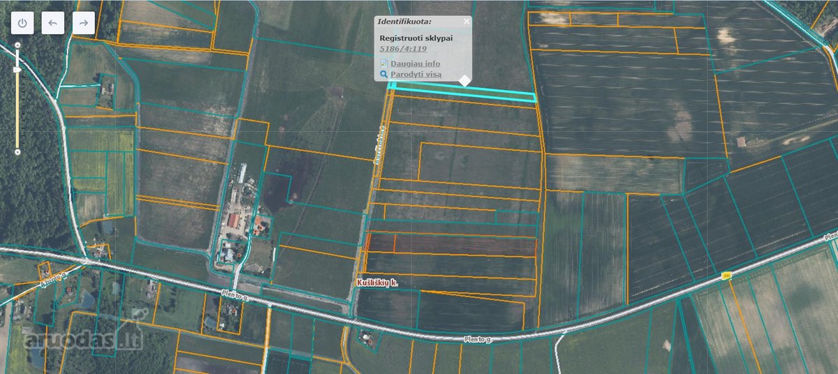 Kalvarijos sen. parduodama 0,51 ha žemės ūkio