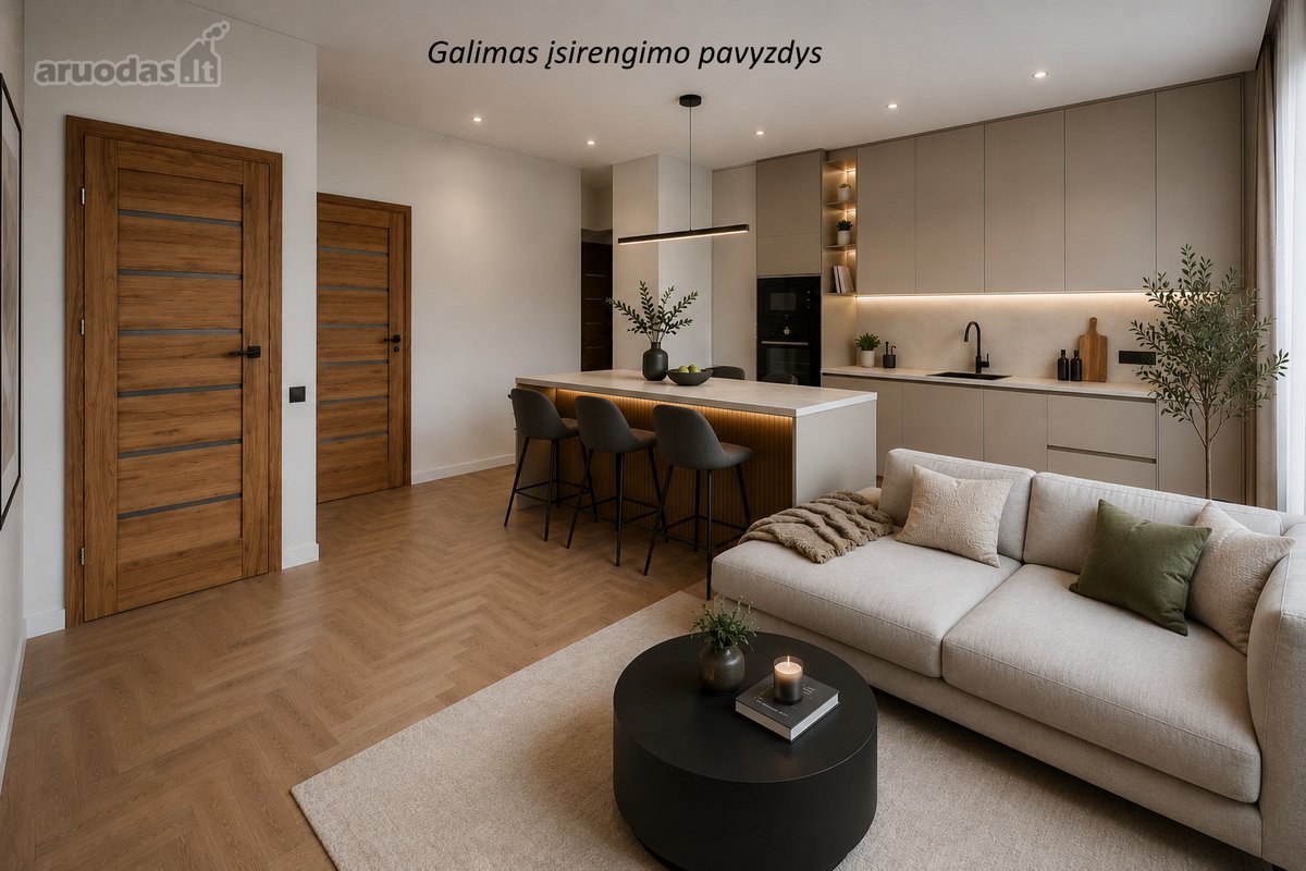 Parduodamos ką tik naujai įrengtos lofto tipo