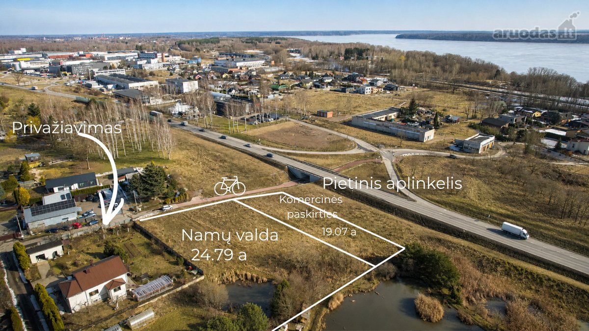 Komercinis Sklypas Prie Pietinio Aplinkelio –