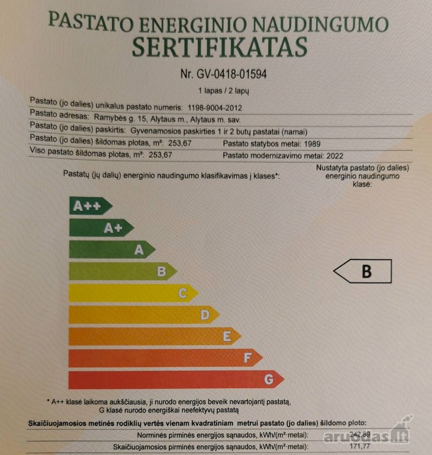 Parduodamas renovuotas gyvenamasis namas - nuotraukos Nr. 40