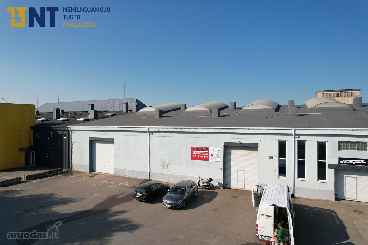 Nuomojamos 560 m² ploto patalpos