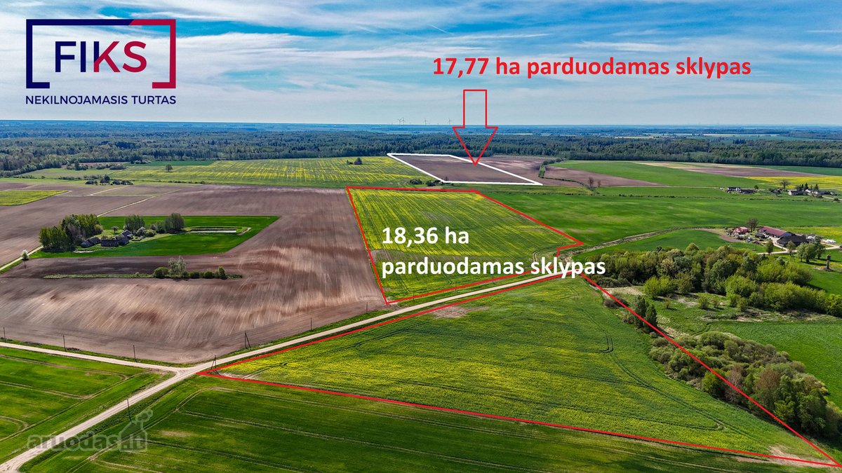 Parduodamas 17,77 Ha Žemės Ūkio Paskirties - nuotraukos Nr. 9