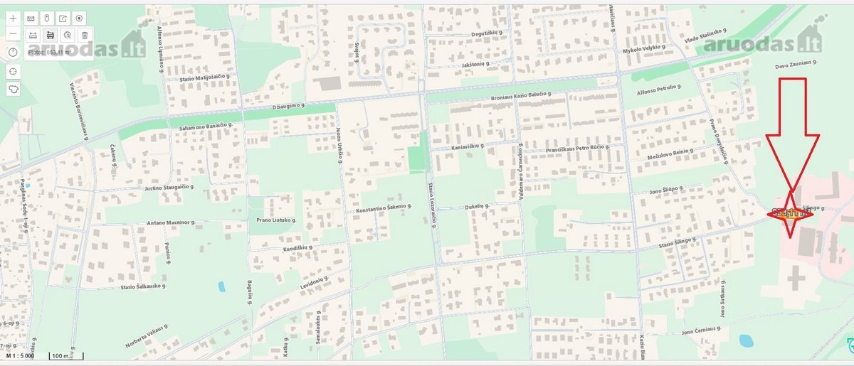 Galimi plotai: nuo 15 m² iki 50 m² - nuotraukos Nr. 4