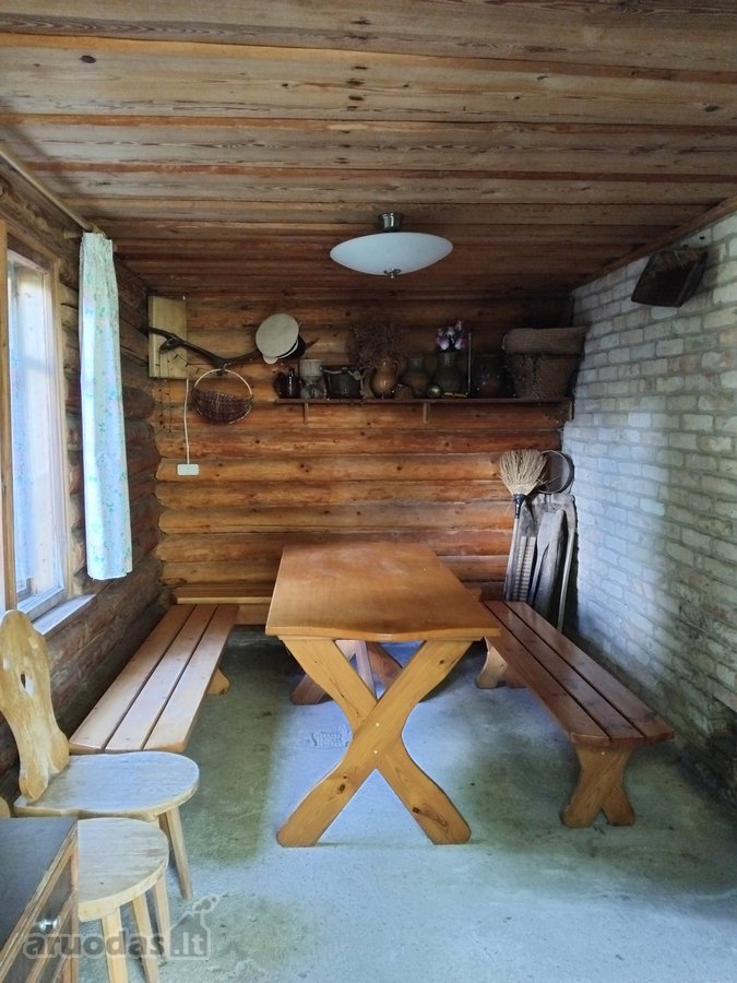 Parduodamas dviejų aukštų medinis / rąstinis - nuotraukos Nr. 32