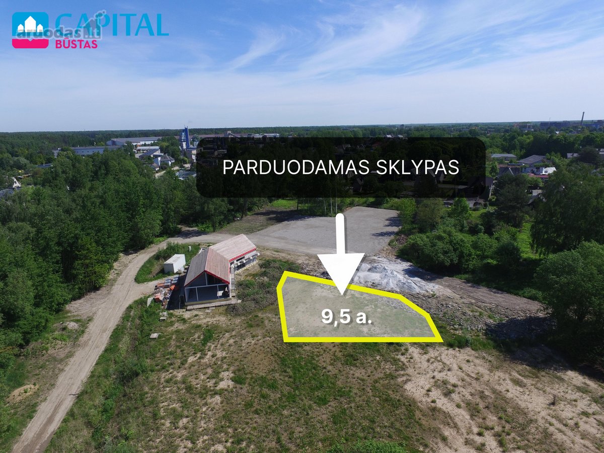 Parduodamas Paruoštas Statybai Sklypas Šalia
