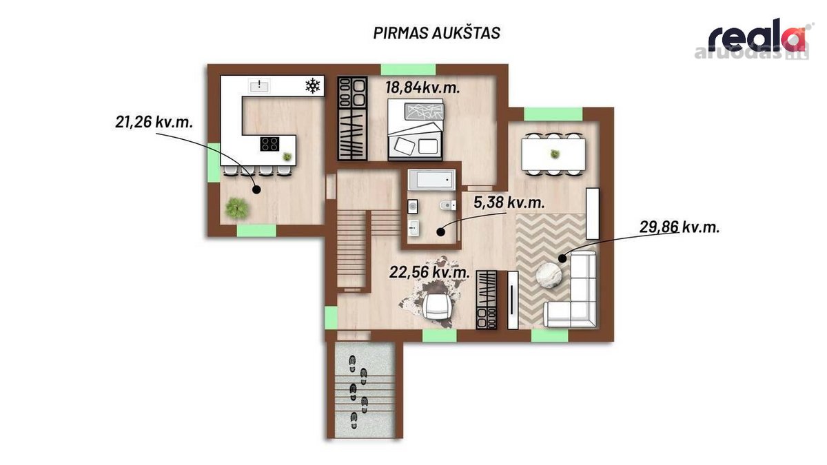 Ieškote namų erdviai ir patogiai šeimos - nuotraukos Nr. 19