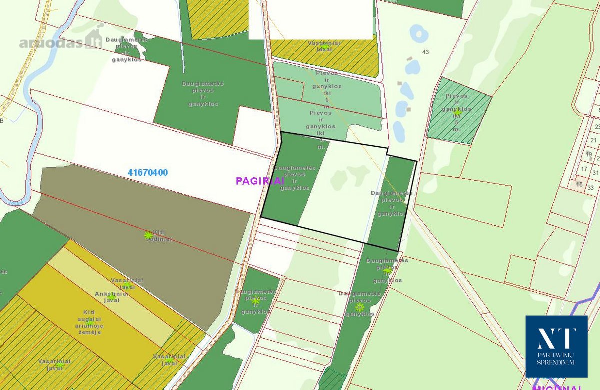 Parduodamas 9.54 ha žemės ūkio paskirties - nuotraukos Nr. 14