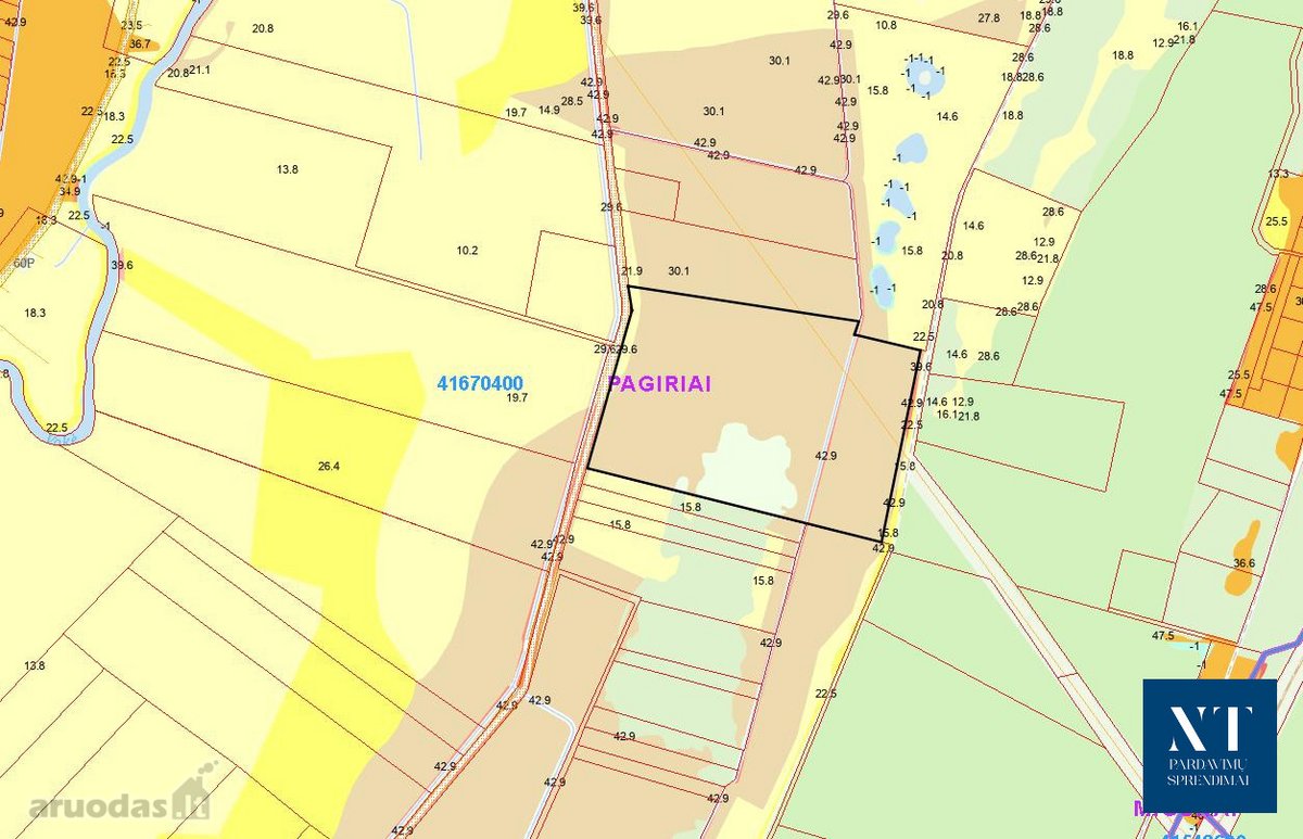 Parduodamas 9.54 ha žemės ūkio paskirties - nuotraukos Nr. 13