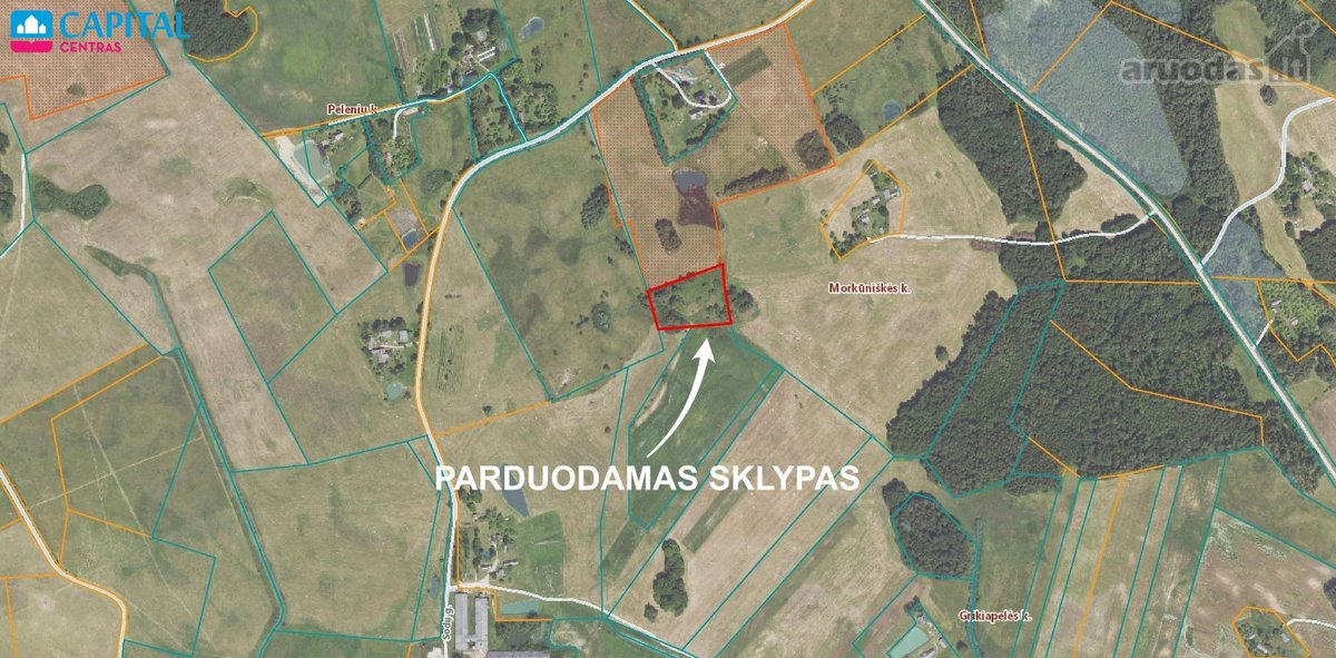 Parduodamas 88a. Namų Valdos Sklypas - nuotraukos Nr. 3