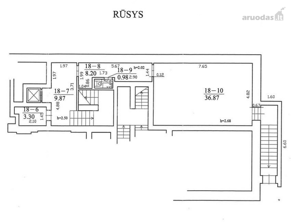 Parduodamos komercinės 175m² ploto patalpos - nuotraukos Nr. 15