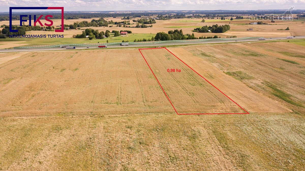 Parduodamas 0,98 Ha Žemės Ūkio Sklypas Šalia - nuotraukos Nr. 2