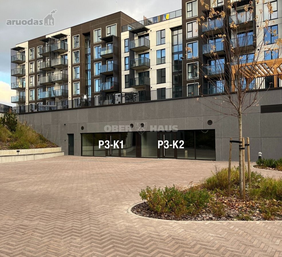Parduodamos administracinės paskirties 60 m²