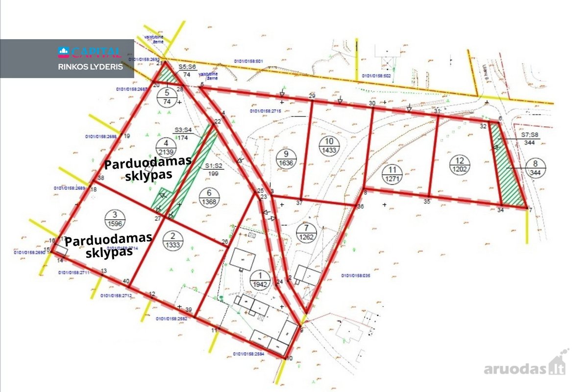 Parduodami Sklypai Kalnėnuose, Sparčiai - nuotraukos Nr. 13
