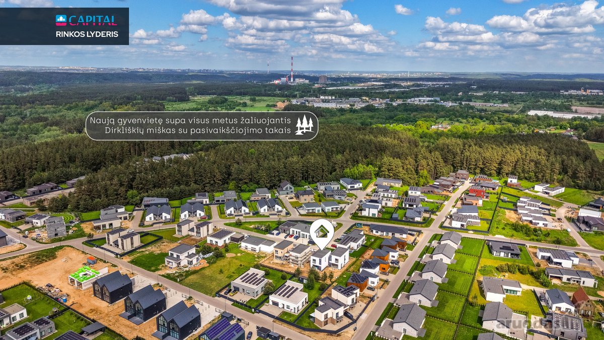 Jau susiformavusioje naujos statybos namų - nuotraukos Nr. 39