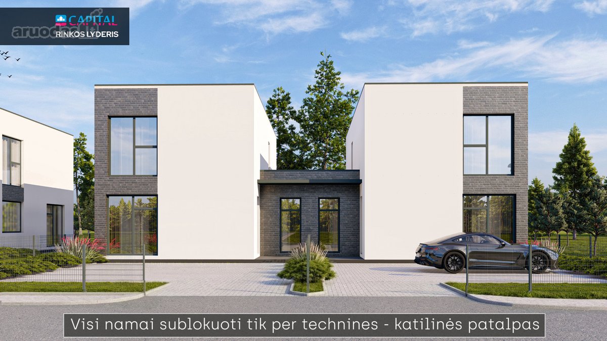 Jau susiformavusioje naujos statybos namų - nuotraukos Nr. 11