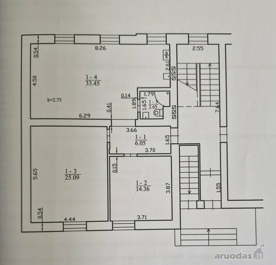 Erdvus saulėtas butas Klaipėdos centrinėje dalyje. - nuotraukos Nr. 7