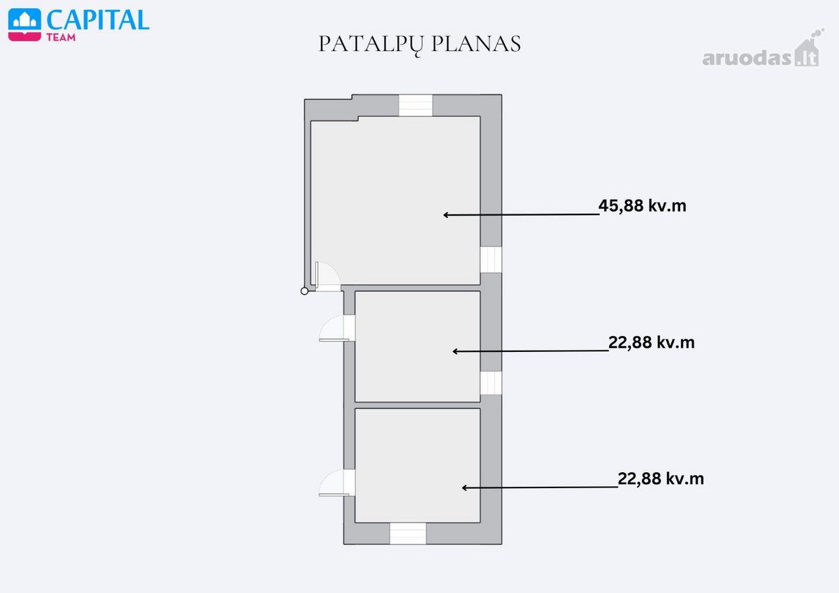 Parduodamos 91,52 Kv.m. Gamybinės Paskirties - nuotraukos Nr. 9