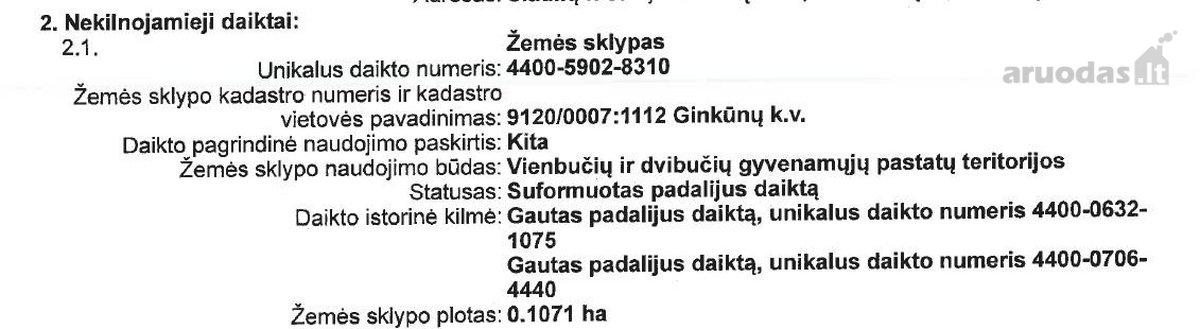 Parduodamas, paskutinis iš 8 sklypų, 10.71arų - nuotraukos Nr. 4