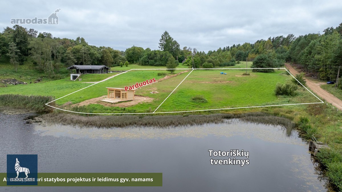 Sklypas su statybos leidimu ir Totoriškių