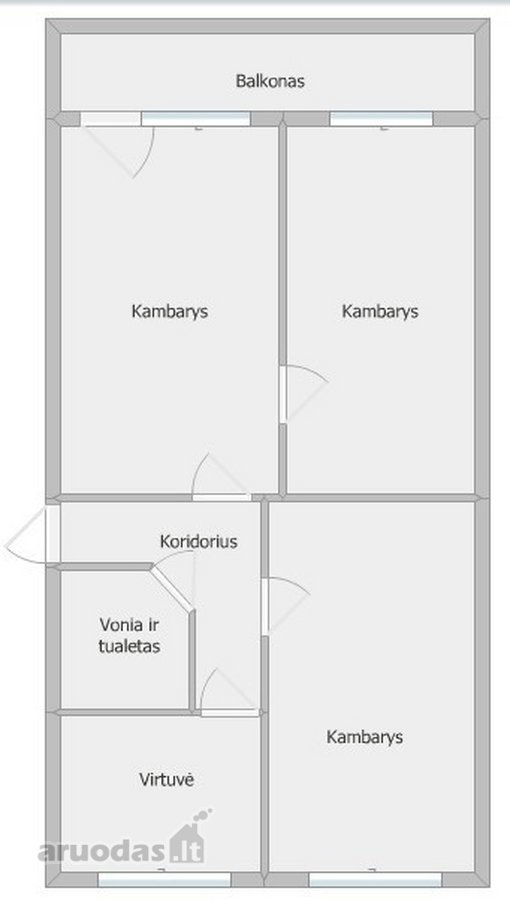 3 Kambarių Butas Puikioje Vietoje, Naujosios - nuotraukos Nr. 10