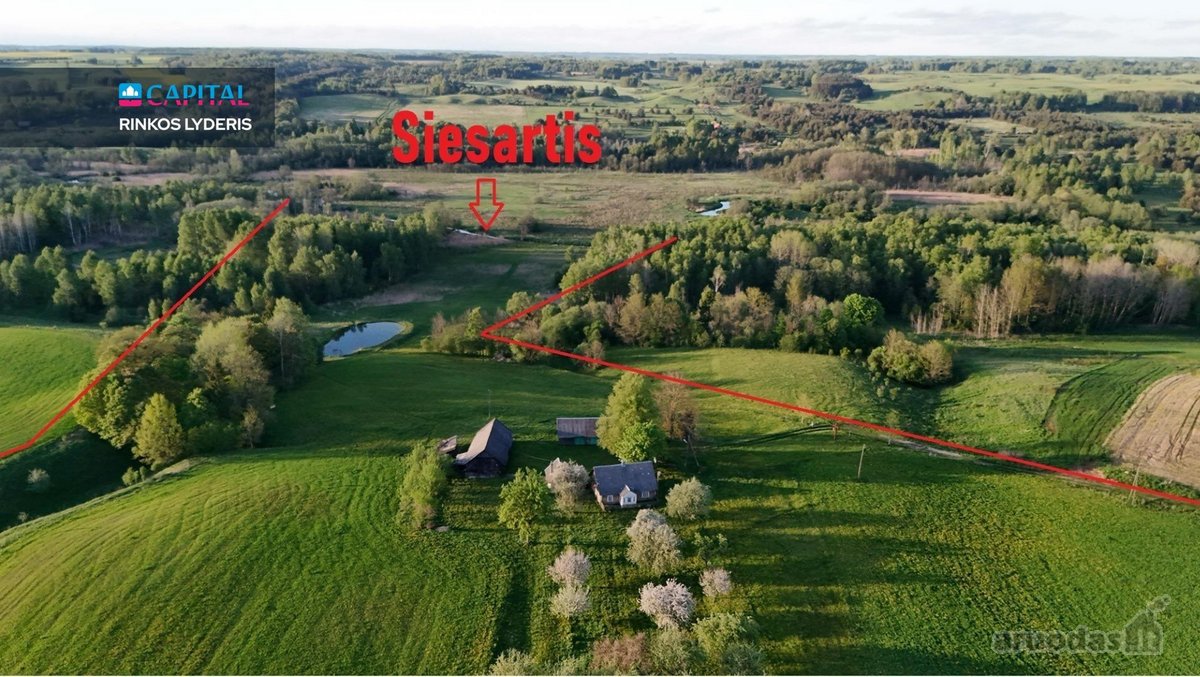 Parduodama Sodyba Su Upės Pakrante Masiulių K - nuotraukos Nr. 2