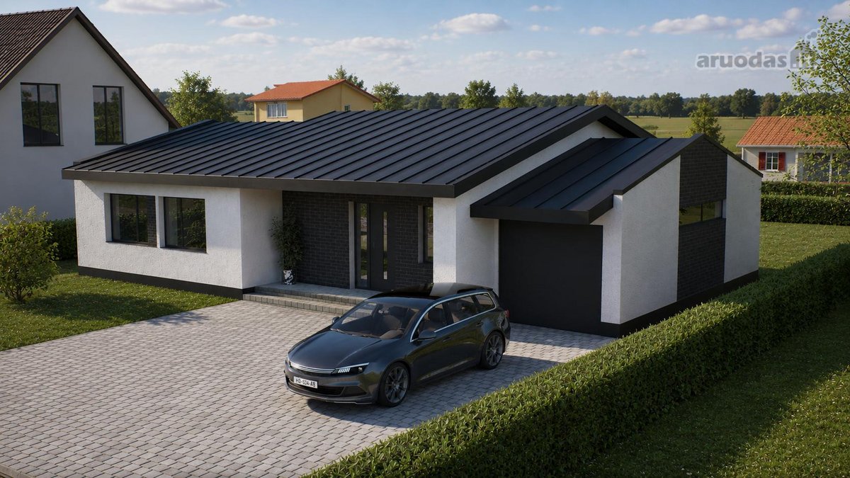 Parduodami pamatai 9 arų sklype su 22kw